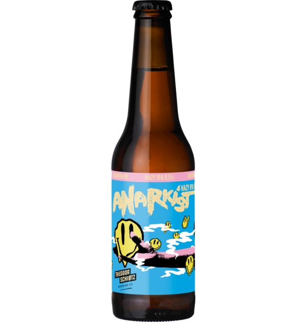 ANARKIST HAZY IPA Alkoholfri 33cl Longneck Bottle
