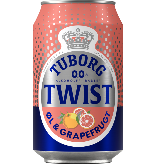 Tuborg Twist Grapefrugt 33cl DRY RGB