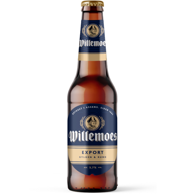 Willemoes Export 33cl flaske NY