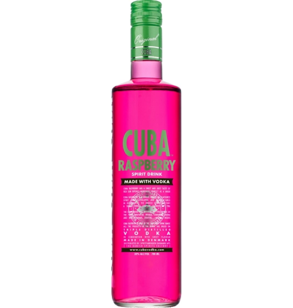 cuba raspberry vodka 30 70 cl 2a7ef
