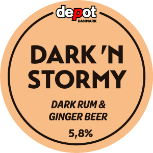 Dark 'N Stormy Cocktail billede