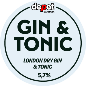 Gin Tonic Cocktail billede