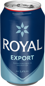 Royal Export Can Packshot Top Angle billede