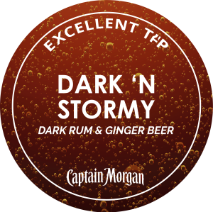 Dark 'N Stormy Cocktail billede