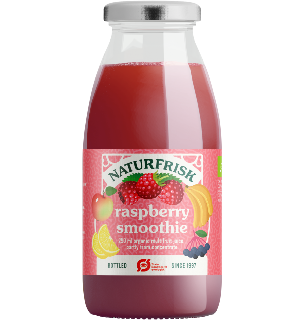 naturfrisk raspberry smoothie
